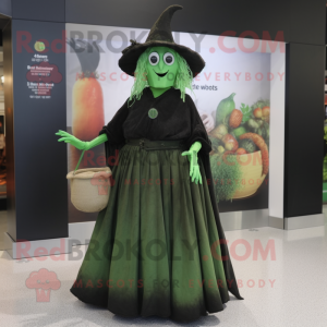 Olive Witch maskot dräkt...