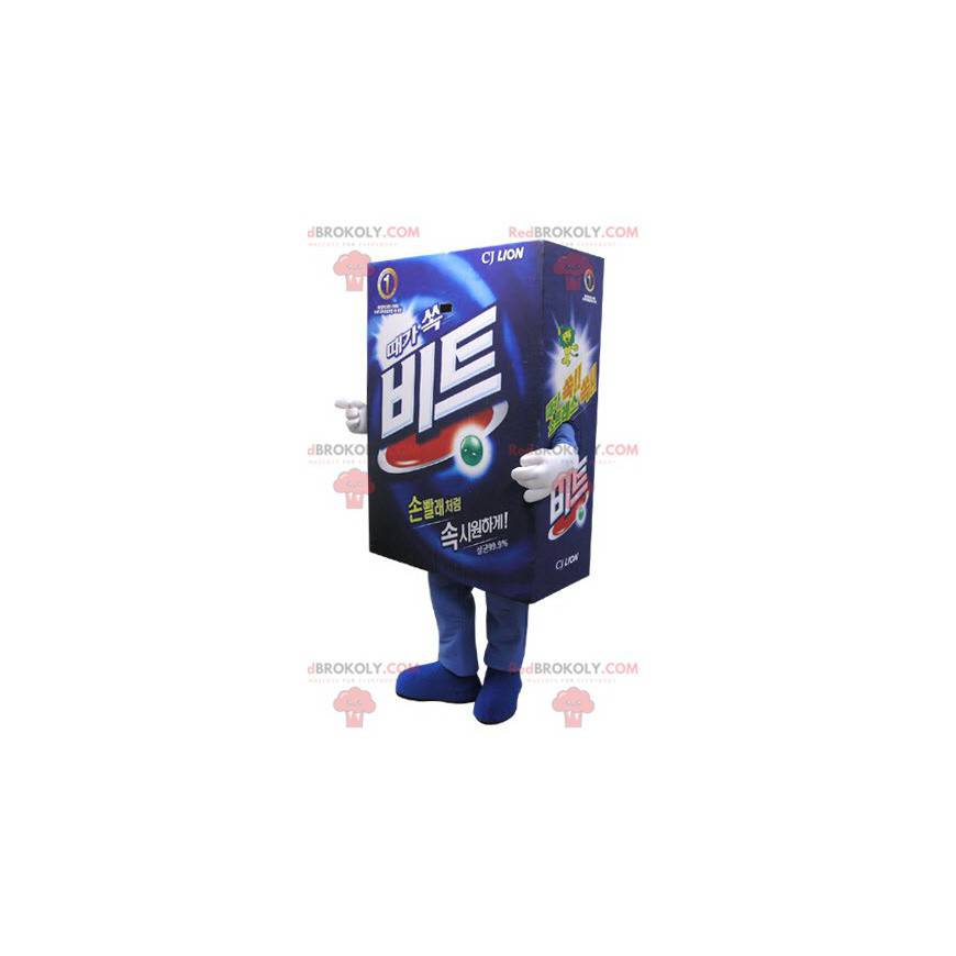 Mascotte de brique en carton. Mascotte de lessive -