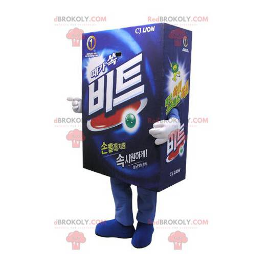 Cardboard brick mascot. Laundry mascot - Redbrokoly.com