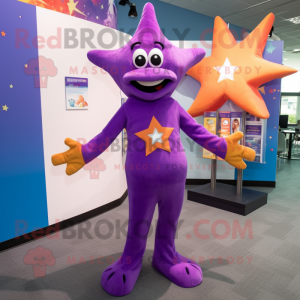 Lilla Starfish maskot...