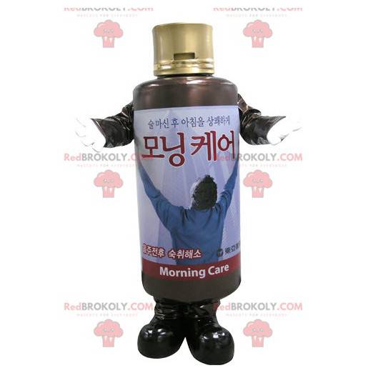 Shampoo bottle mascot. Lotion mascot - Redbrokoly.com