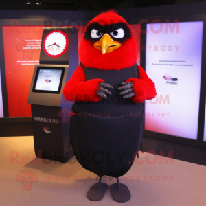 Red Blackbird mascotte...