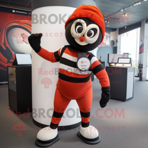 Rust Mime mascotte kostuum...