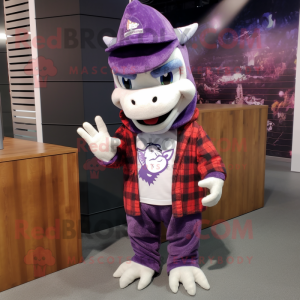 Purple Dragon mascotte...