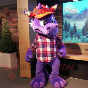 Purple Dragon maskot...