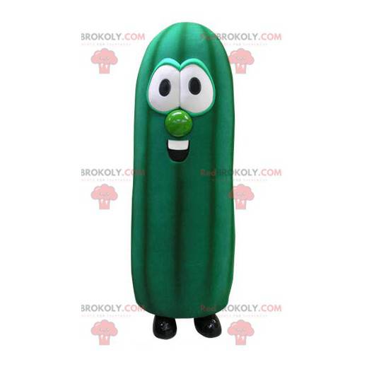 Giant green zucchini mascot. Vegetable mascot - Redbrokoly.com