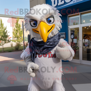 Silver Bald Eagle mascotte...