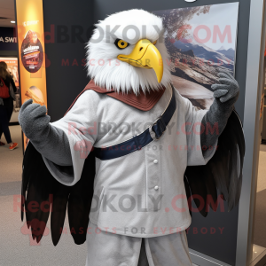 Silver Bald Eagle mascotte...