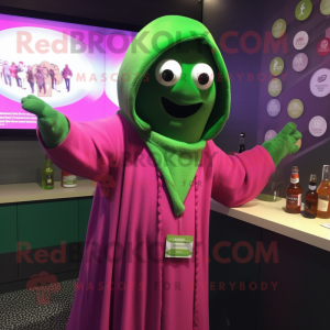 Magenta Green Beer maskot...