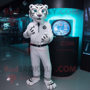 White Tiger mascotte...