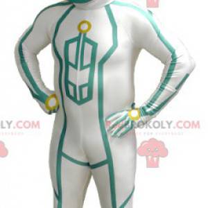 Mascotte de bonhomme en combinaison futuriste - Redbrokoly.com