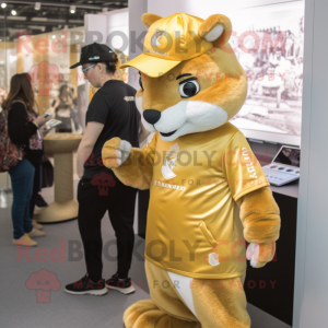 Gold Squirrel maskot...