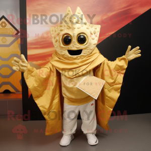 Gold Nachos maskot kostym...