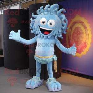 Sky Blue Medusa mascotte...