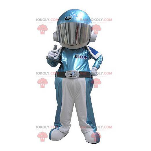 Mascote cosmonauta astronauta em combinação - Redbrokoly.com