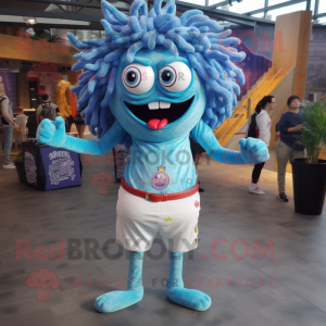 Sky Blue Medusa mascotte...