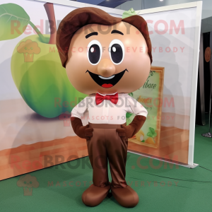 Brown Apple mascotte...