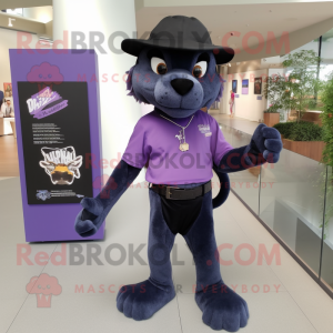 Lavender Panther mascotte...