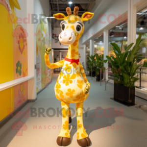  Giraffe mascotte kostuum...