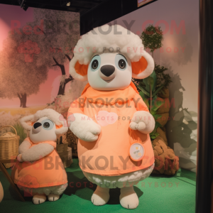 Peach Sheep mascotte...