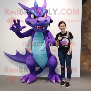 Purple Dragon mascotte...