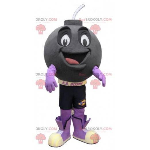 Smilende kanonkule maskot - Redbrokoly.com