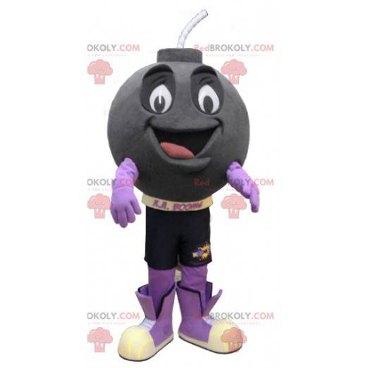 Smiling cannonball mascot - Redbrokoly.com