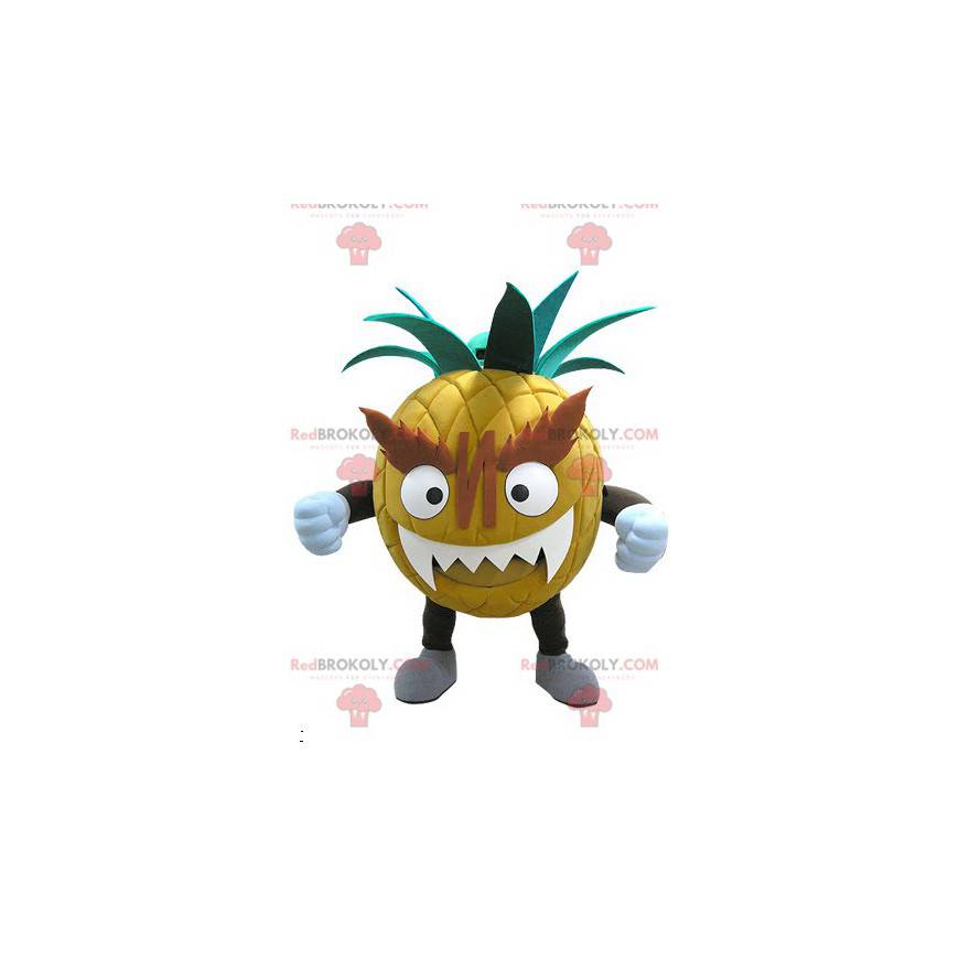 Kjempe og skremmende ananas maskot - Redbrokoly.com