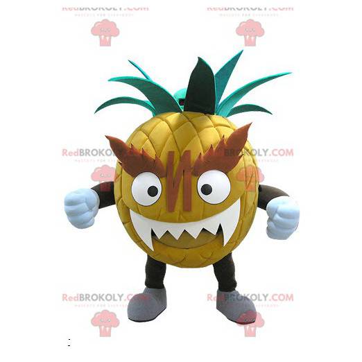 Kjempe og skremmende ananas maskot - Redbrokoly.com