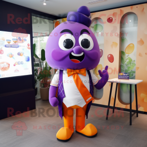 Postava maskota Purple...