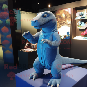 Blue Komodo Dragon mascotte...