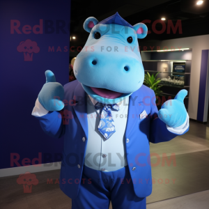 Blauer Hippopotamus...