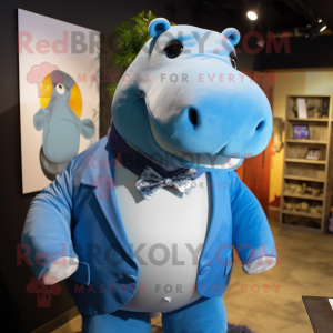 Niebieski hipopotam w...
