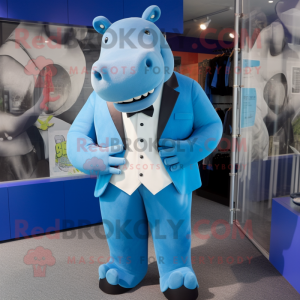 Niebieski hipopotam w...