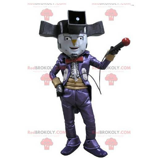 Mascotte de clown de personnage de cirque de spectacles -