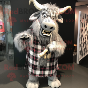 Sølv Minotaur maskot...