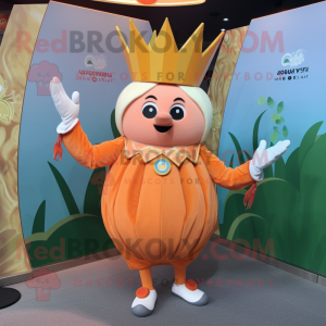 Peach King maskot drakt...