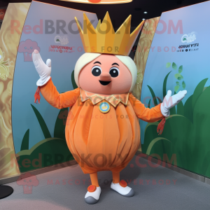 Peach King maskot kostume...