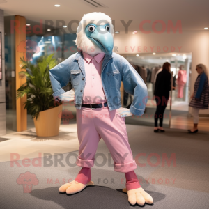 Pink Albatross maskot...