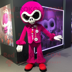 Magenta Skull mascotte...