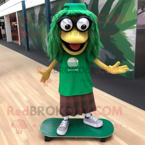 Waldgrüner Skateboard...