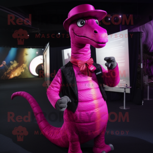 Magenta Brachiosaurus...