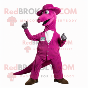 Magenta Brachiosaurus...