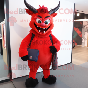  Devil maskot kostume...