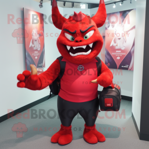  Devil mascotte kostuum...