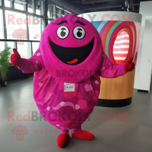 Magenta Donut mascotte...