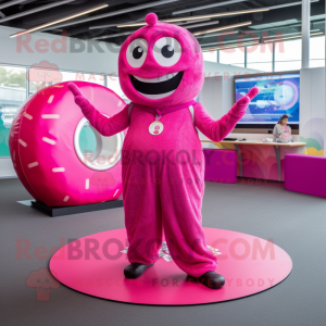 Magenta Donut mascotte...