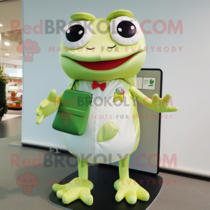 Cream Frog mascotte kostuum...