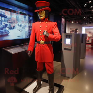Röd Civil War Soldier...