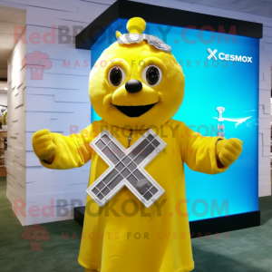 Gul Celtic Cross maskot...